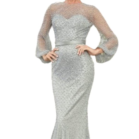 Andrea and Leo | Dresses | Andrea And Leo A997 Evening Gown Sage In ...
